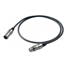 Proel BULK250LU15 - Микрофонный кабель, XLR папа <->XLR мама, длина - 15 m