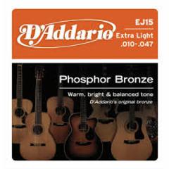 D'ADDARIO EJ-15 10-47 струны для акустической гитары