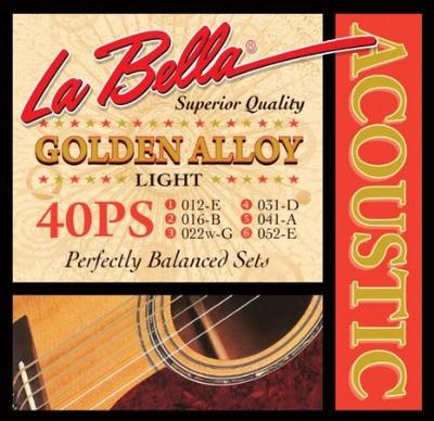 LABELLA 40PS 12-52 струны для акустической гитары