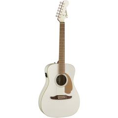FENDER Malibu Player ARG Электроакустическая гитара, цвет бело-золотистый