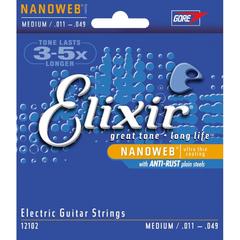 ELIXIR 12102 11-49 NanoWeb струны для электрогитары