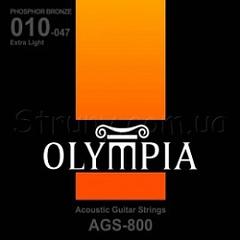 OLYMPIA AGS800 струны для  акустической  гитары 10-47