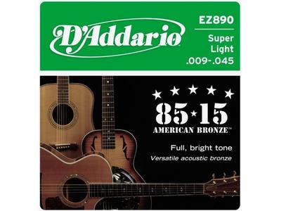 D'ADDARIO EZ-890 09-45 струны для акустической гитары